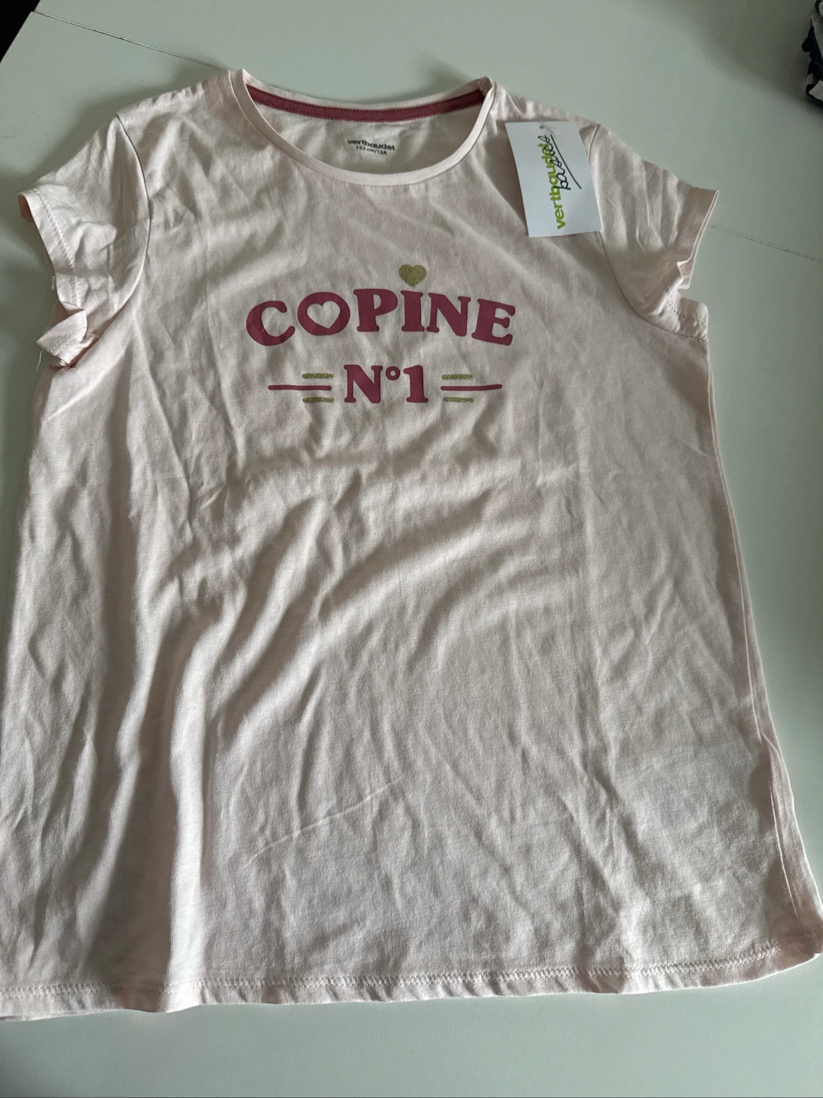 TEE shirt rose 